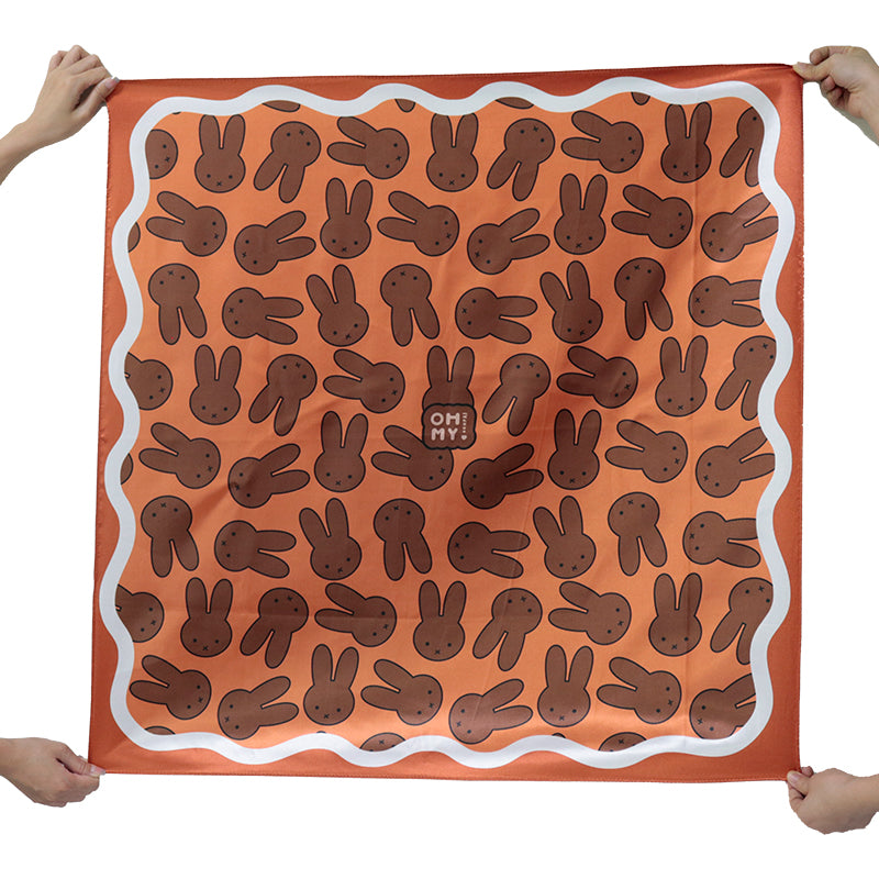 Nerdy Satin Scarf [Pre-Order: Ships September 30] - Choco Bunny