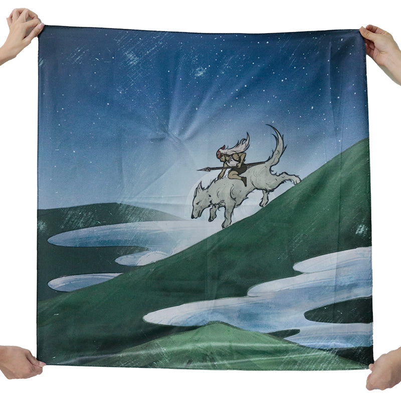 Nerdy Satin Scarf [Pre-Order: Ships September 30] - Noke