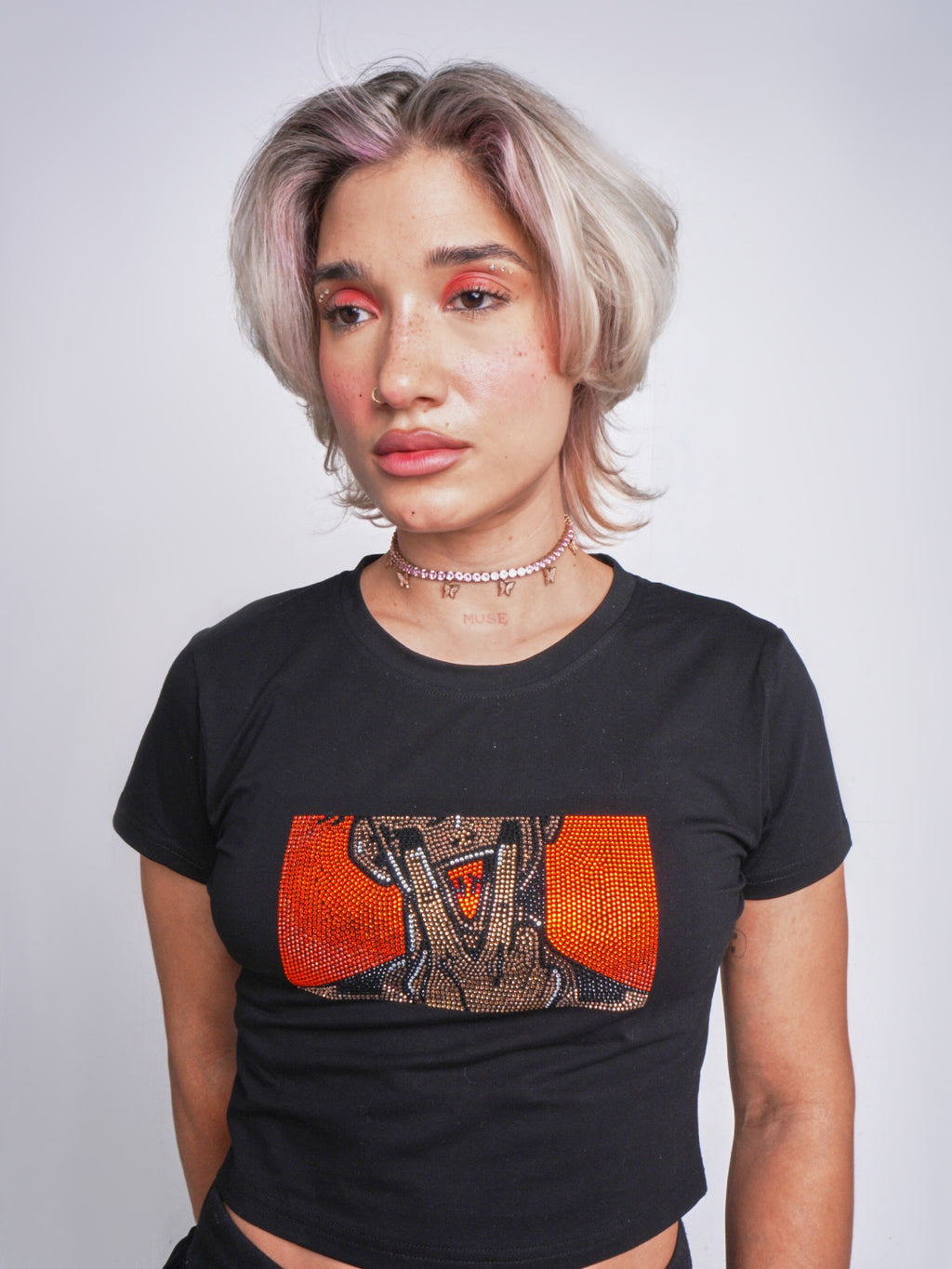 Domain Daddy Rhinestone Baby Tee