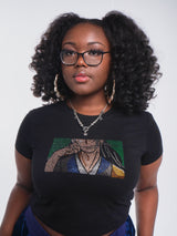 Domain Daddy Rhinestone Baby Tee